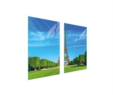 TMK Staklena zaštita za štednjak ili ploču za kuhanje 75x52, pariz