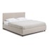 BONAMI SELECTION Tapecirani bračni krevet Myra Slim Line s podnicom i prostorom za odlaganje 160x200 cm, bež