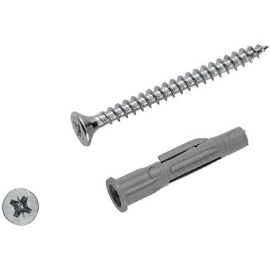 LUX TOOLS Plastična tipla 6x34+S 10St