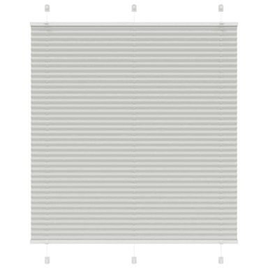 Roleta plisirana, 115x100 cm, širina tkanine nepoznata, svijetlosiva