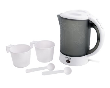 ADLER Električno kuhalo za vodu 0,6L + šalice AD 1268