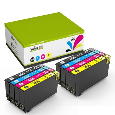 TONER123 Zamjenske tinte komplet Epson 405XL / Workforce Pro WF-3820, WF-3825, WF-4820, WF-4825, WF-4830, WF-7310, WF-7830, WF-7835, WF-7840, 2x crna XL, 2x cijan XL, 2x magenta XL, 2x žuta XL