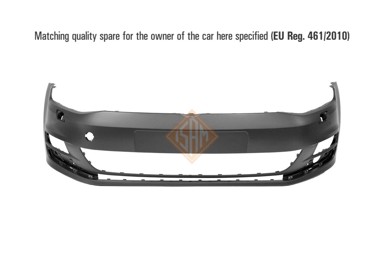 ISAM Prednji branik VW Golf 7 -17, šprice