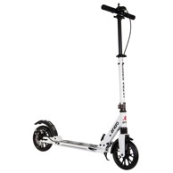 ENERO Sklopivi romobil Ultra Speed s disk kočnicom i amortizacijom, kotači 200 mm, nosivost 100 kg, bijeli