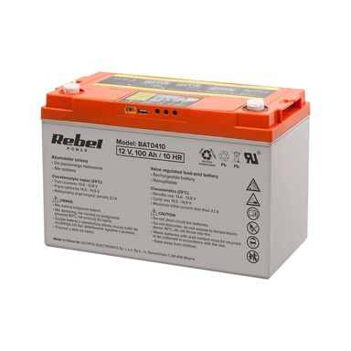 DEEP CYCLE Gel baterija s prikazom 12V 100Ah