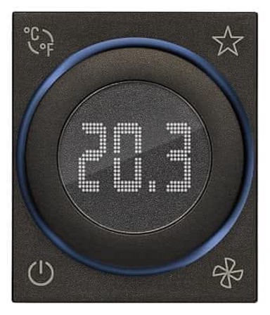 VIMAR Pametni termostat 30811.G, Bluetooth 5.0, ulaz za vanjski senzor