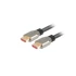 LANBERG HDMI kabel CA-HDMI-30CU-0010-BK, HDMI Type A (Standard), 8K 60Hz, crni, 1m