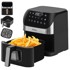 NIKCORP Friteza Airfryer KD4108 6 l 2000 W, crna