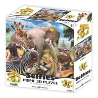 HOWARD ROBINSON Puzzle 3D Selfie Afrika, 63 kom
