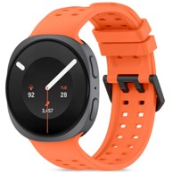 TECH-PROTECT Silikonski remen Silicone Air za Samsung Galaxy Watch 8/9/Classic 40/44/46 mm, mandarinsko narančasti