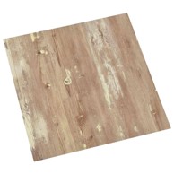 Samoljepljive PVC pločice za pod 30,5 x 30,5 cm, smeđe-bijele, 20 kom
