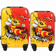 WINGS Set kabinskih kofera x Jagiellonia, 2 kom (S, XS), polikarbonat
