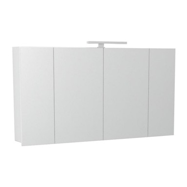 AQUAART Kupaonski ormarić, gornji, bijeli sjaj Glory 120