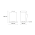TECNOGAS Podstavek za klimu Slot-In, 945 x 584 x 158 mm