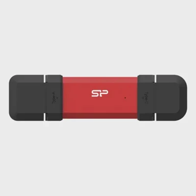 SILICON POWER USB flash drive DS72, 250 GB, USB Type-A / USB Type-C, 3.2 Gen 2, crveni