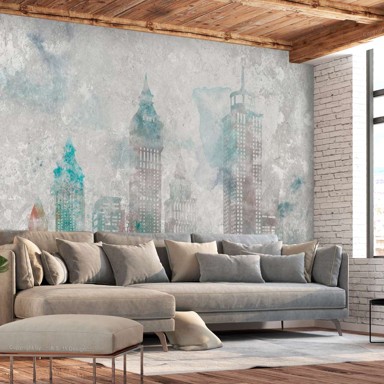 Foto tapeta Watercolour City 400x280