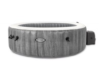 INTEX Masažni bazen Pure Spa Grey Wood Deluxe set