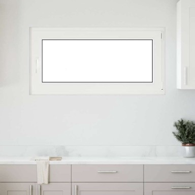 Prozor za podrum Risor 120 x 60 cm, PVC i staklo, trostruki sloj, naginjanje i okretanje desno, antracit