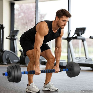 4-u-1 Set bućica 121 x 19,5 x 19,5 cm, crna/plava