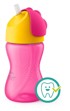 PHILIPS AVENT Boca sa slamkom SCF798/01, 300 ml, roza