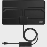 EMOS Antena CITY LEAF-C600, aktivna, DVB-T/T2, DAB, LTE/4G/5G filteri, 0–25 km