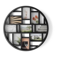 UMBRA Crni plastičan viseći okvir Luna