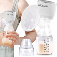 NIKCORP Električna izdajalica za grudi, 3 načina rada, 180 ml, 1000 mAh, USB-C, BPA Free