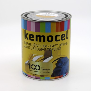 KEMOCEL Brzosušeći lak emajl 0,75L, oker