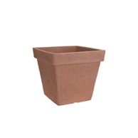Posuda za cvijeće kvadratna terakota