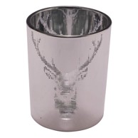 EGO DEKOR Svijećnjak s božićnim motivom srebrne boje