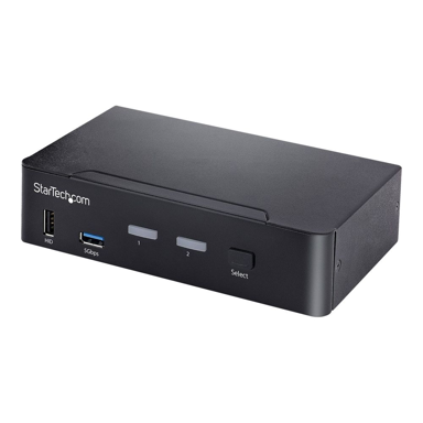 STARTECH KVM preklopnik SV231DPUCA, DisplayPort, USB, 5120 x 1440, crni