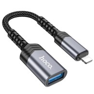 HOCO Adapter UA24 Lightning na USB-A crni