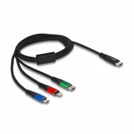 DELOCK kabel USB TipC 3u1 Lightning/TipC/Micro 1 m, model 86596