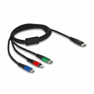 DELOCK kabel USB TipC 3u1 Lightning/TipC/Micro 1 m, model 86596