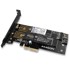AXAGON Adapter PCEM2-D, PCI-E, 2x M.2