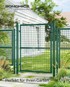 SONGMICS Vrtna vrata, 106 x 125 cm, zelena