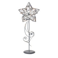 MARKSLÖJD Podna LED osvijetljena dekoracija Hagaberg Silver