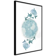 Poster World in Shades of Blue 40x60