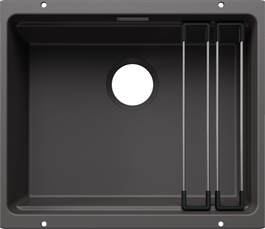BLANCO Sudoper ETAGON 500-U SILGRANIT inox nosači, bez InFino pribora - kameno siva
