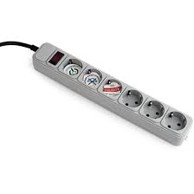 GEMBIRD Produžni kabel SPG6-B-6C 1,8 m s 6 AC utičnica