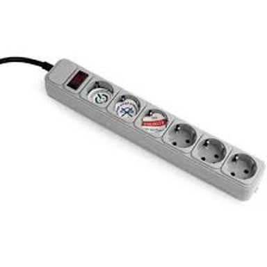 GEMBIRD Produžni kabel SPG6-B-6C 1,8 m s 6 AC utičnica