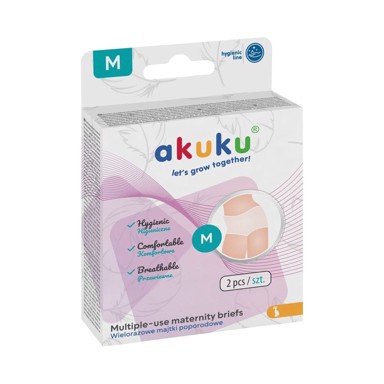 AKUKU Mrežaste gaćice za poslijeporođajnu njegu, višekratne, veličina M