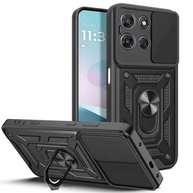 TECH-PROTECT Camshield maska za Motorola Moto G67 / G77, crna