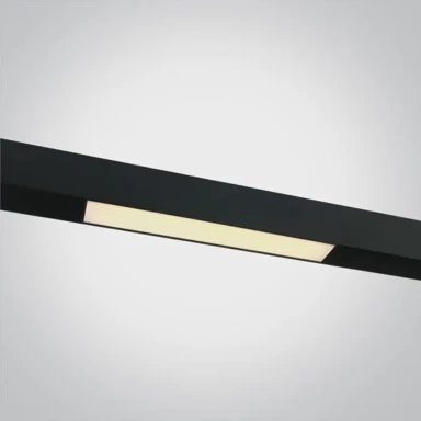 Šinska svjetiljka DM42100A/B/W, LED 15 W, 3000 K, 1200 lm, 120°, 48 V, 30 cm, crna