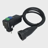 COMMEL 222-101 sigurnosni produžni kabel sa strujnom zaštitnom sklopkom 16 a/30 ma 230