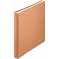 HAMA Fotoalbum Wrinkled, 80 listova, uvez za knjige, smeđi