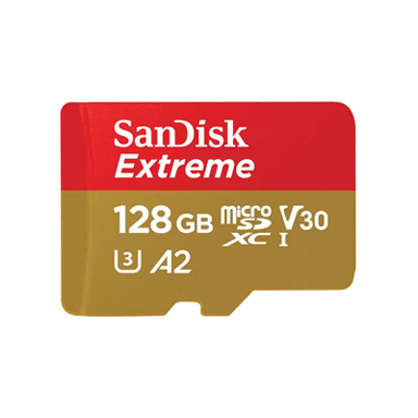 SANDISK Memorijska kartica Extreme QuickFlow microSDXC 128 GB SDSQXAA-128G-GN6AA A2 class 10 V30 UHS-I U3 + SD adapter