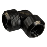 ALPHACOOL Adapter 90° 16 mm Eiszapfen, vanjski hardtube, crna