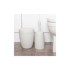 ADDIS Krem kupaonski koš za smeće Rattan Bath Bin Calico, 5 l