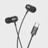HOCO Žičane slušalice M122 USB-C In-Ear, crne